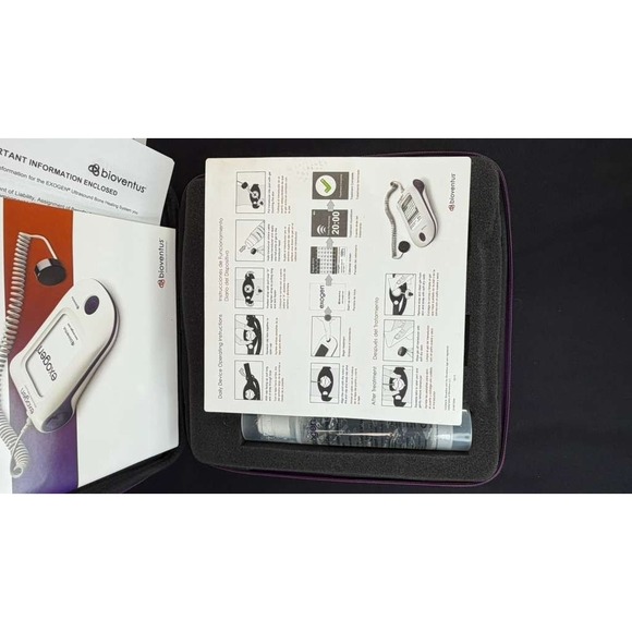 Exogen Bioventus Carrying Case gel armband manual Packet For Parts - Picture 5 of 16